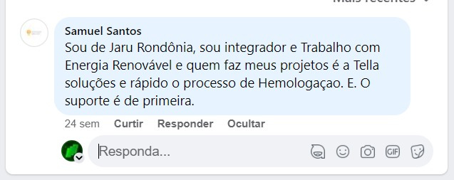 Reviews nas redes sociais